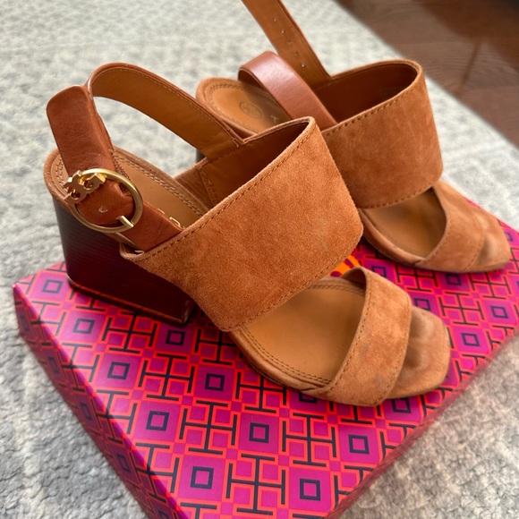 TORY BURCH SELBY 75MM BLOCK HEEL SANDAL - Picture 6 of 13
